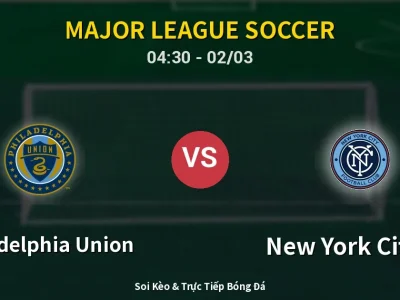Kết Quả: Philadelphia Union 1-2 New York City FC – Highlight & Bàn Thắng | Major League Soccer