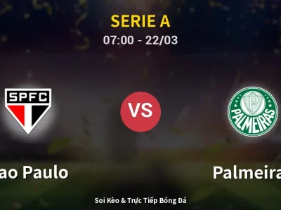 Kết Quả: Sao Paulo 0-1 Palmeiras – Highlight & Bàn Thắng | Serie A