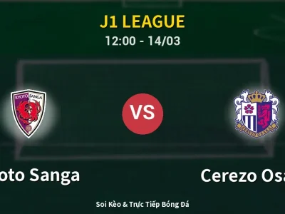 Kết Quả: Kyoto Sanga 1-2 Cerezo Osaka – Highlight & Bàn Thắng | J1 League