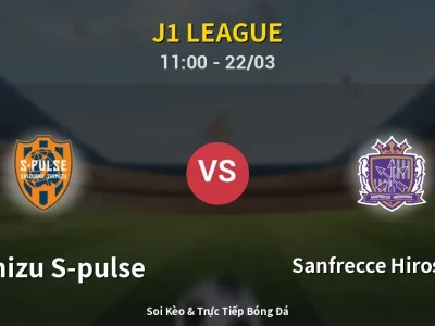 Kết Quả: Shimizu S-pulse 3-1 Sanfrecce Hiroshima – Highlight & Bàn Thắng | J1 League