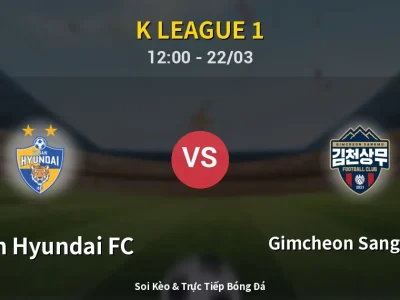 Kết Quả: Ulsan Hyundai FC 0-0 Gimcheon Sangmu FC – Highlight & Bàn Thắng | K League 1