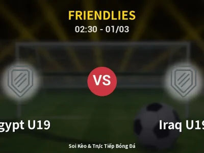 Kết Quả: Egypt U19 1-0 Iraq U19 – Highlight & Bàn Thắng | Friendlies