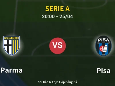 Soi Kèo Parma vs Pisa – 20:00 25/04 | Nhận Định, Dự Đoán Tỷ Số
