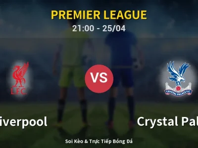 Soi Kèo Liverpool vs Crystal Palace – 21:00 25/04 | Nhận Định, Dự Đoán Tỷ Số