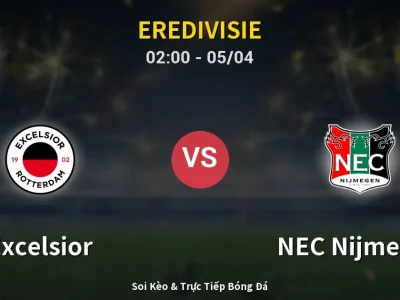 Kết Quả: Excelsior 0-2 NEC Nijmegen – Highlight & Bàn Thắng | Eredivisie