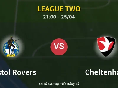 Soi Kèo Bristol Rovers vs Cheltenham – 21:00 25/04 | Nhận Định, Dự Đoán Tỷ Số