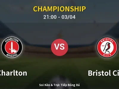 🔴 Trực Tiếp: Charlton 1-2 Bristol City – Link Xem Championship (Full HD)