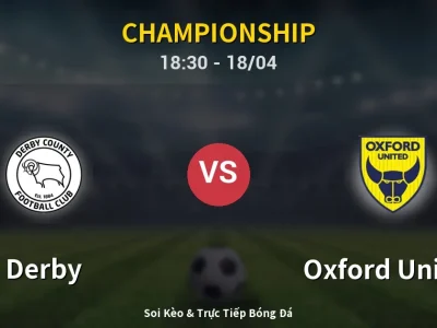 Soi Kèo Derby vs Oxford United – 18:30 18/04 | Nhận Định, Dự Đoán Tỷ Số