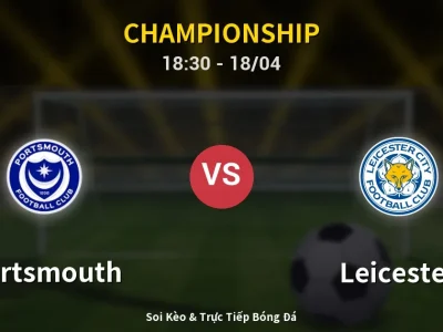 Soi Kèo Portsmouth vs Leicester – 18:30 18/04 | Nhận Định, Dự Đoán Tỷ Số