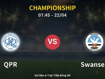Kết Quả: QPR 1-2 Swansea – Highlight & Bàn Thắng | Championship