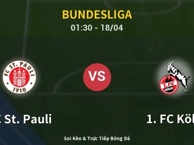 Kết Quả: FC St. Pauli 1-1 1. FC Köln – Highlight & Bàn Thắng | Bundesliga