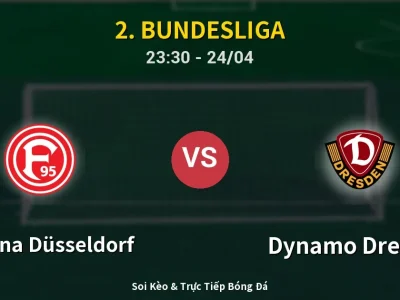 Soi Kèo Fortuna Düsseldorf vs Dynamo Dresden – 23:30 24/04 | Nhận Định, Dự Đoán Tỷ Số