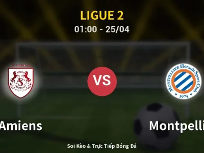🔴 Trực Tiếp: Amiens 0-1 Montpellier – Link Xem Ligue 2 (Full HD)