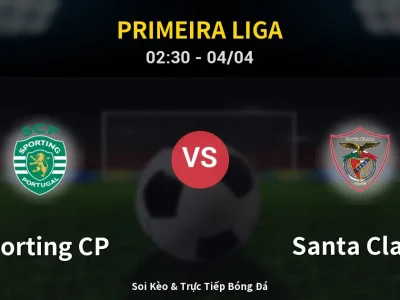 Kết Quả: Sporting CP 4-2 Santa Clara – Highlight & Bàn Thắng | Primeira Liga