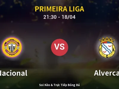 Soi Kèo Nacional vs Alverca – 21:30 18/04 | Nhận Định, Dự Đoán Tỷ Số