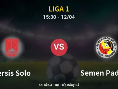 Kết Quả: Persis Solo 2-1 Semen Padang – Highlight & Bàn Thắng | Liga 1