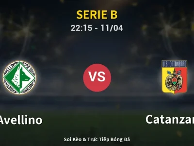 Soi Kèo Avellino vs Catanzaro – 22:15 11/04 | Nhận Định, Dự Đoán Tỷ Số