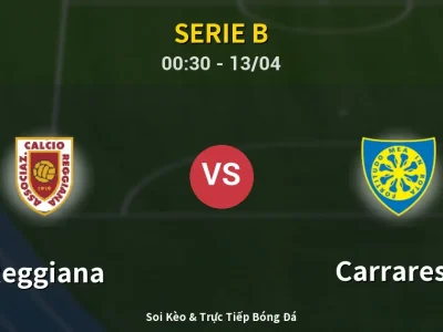 Kết Quả: Reggiana 2-0 Carrarese – Highlight & Bàn Thắng | Serie B