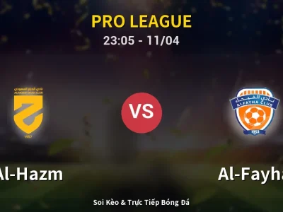 Soi Kèo Al-Hazm vs Al-Fayha – 23:05 11/04 | Nhận Định, Dự Đoán Tỷ Số