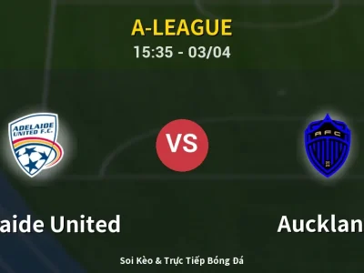 Kết Quả: Adelaide United 1-1 Auckland – Highlight & Bàn Thắng | A-League