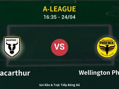 Kết Quả: Macarthur 4-0 Wellington Phoenix – Highlight & Bàn Thắng | A-League