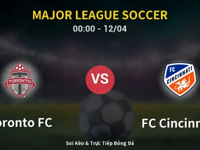 Kết Quả: Toronto FC 1-1 FC Cincinnati – Highlight & Bàn Thắng | Major League Soccer