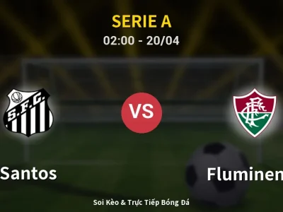 Kết Quả: Santos 2-3 Fluminense – Highlight & Bàn Thắng | Serie A