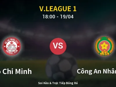 Kết Quả: Ho Chi Minh 0-3 Công An Nhân Dân – Highlight & Bàn Thắng | V.League 1