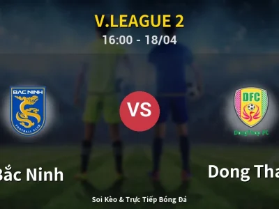 🔴 Trực Tiếp: Bắc Ninh 0-0 Dong Thap – Link Xem V.League 2 (Full HD)