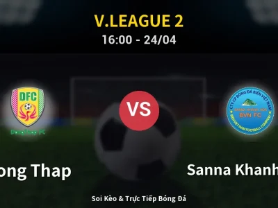 Kết Quả: Dong Thap 2-0 Sanna Khanh Hoa – Highlight & Bàn Thắng | V.League 2