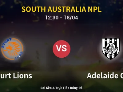 Kết Quả: Sturt Lions 1-0 Adelaide City – Highlight & Bàn Thắng | South Australia NPL