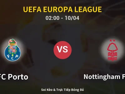 Kết Quả: FC Porto 1-1 Nottingham Forest – Highlight & Bàn Thắng | UEFA Europa League