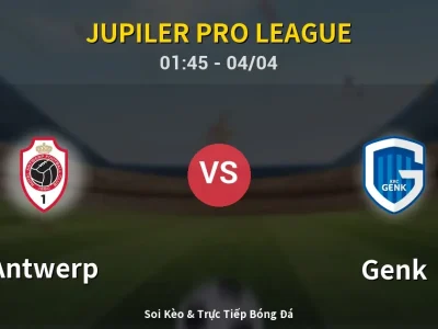 Kết Quả: Antwerp 1-2 Genk – Highlight & Bàn Thắng | Jupiler Pro League