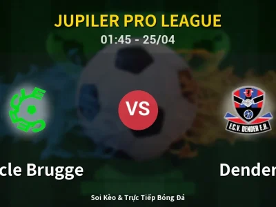 🔴 Trực Tiếp: Cercle Brugge 0-0 Dender – Link Xem Jupiler Pro League (Full HD)