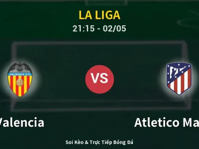 Soi Kèo Valencia vs Atletico Madrid – 21:15 02/05 | Nhận Định, Dự Đoán Tỷ Số