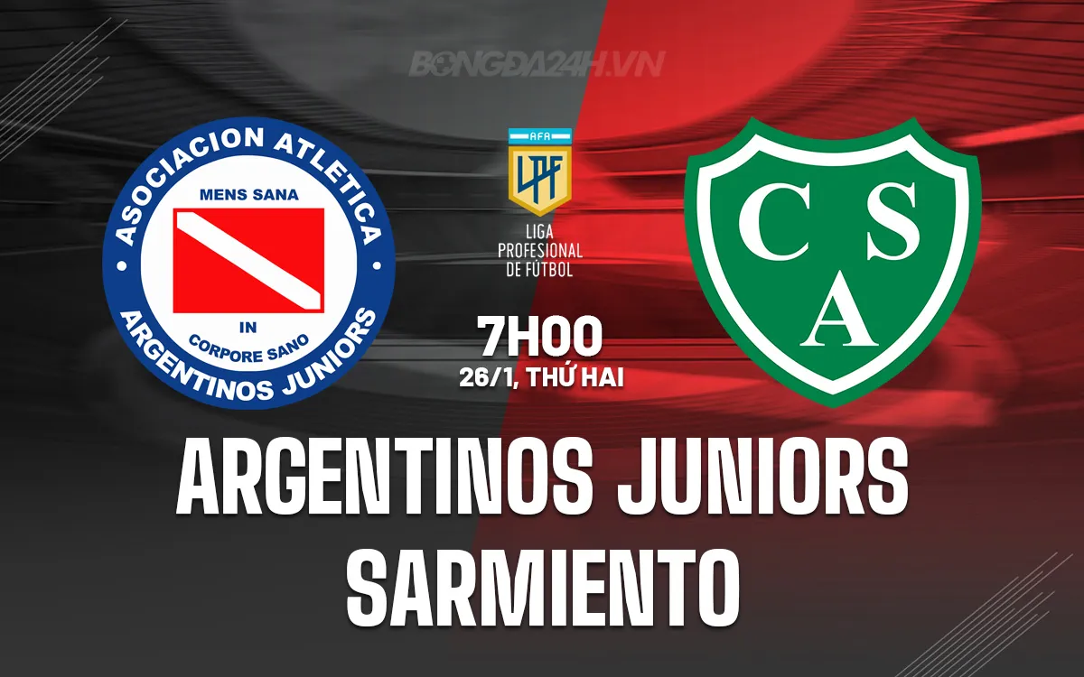 Argentinos Juniors vs Sarmiento Argentinos Juniors vs Sarmiento